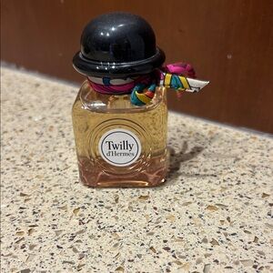 Hermes Twilly d'Hermes Perfume with Black Cap and Multicolor Ribbon